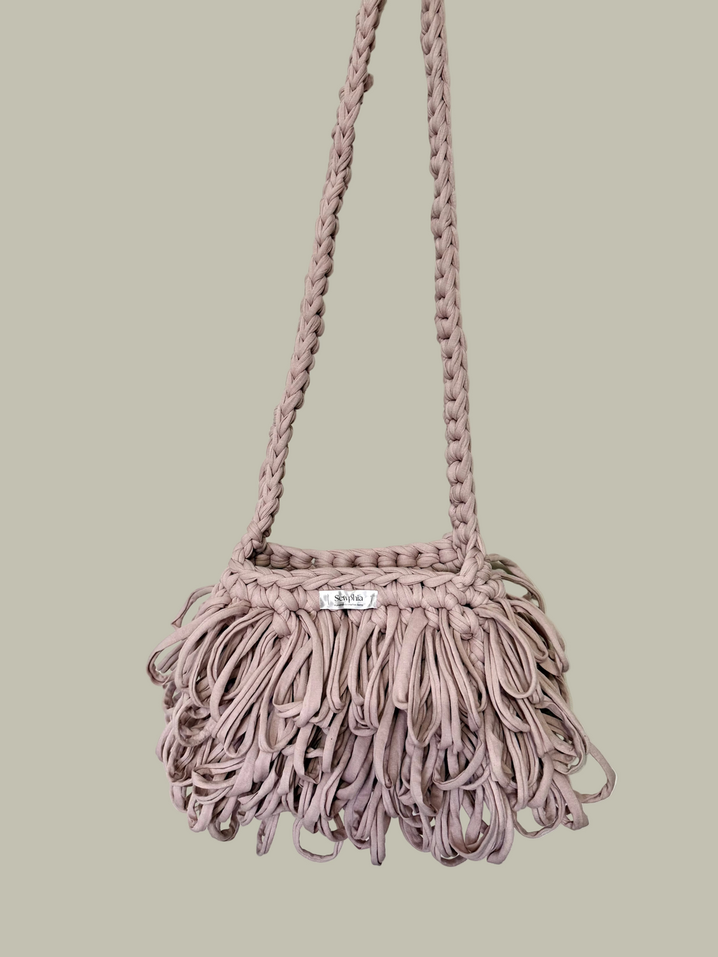 LONG STRAP RUFFLE BAG PATTERN