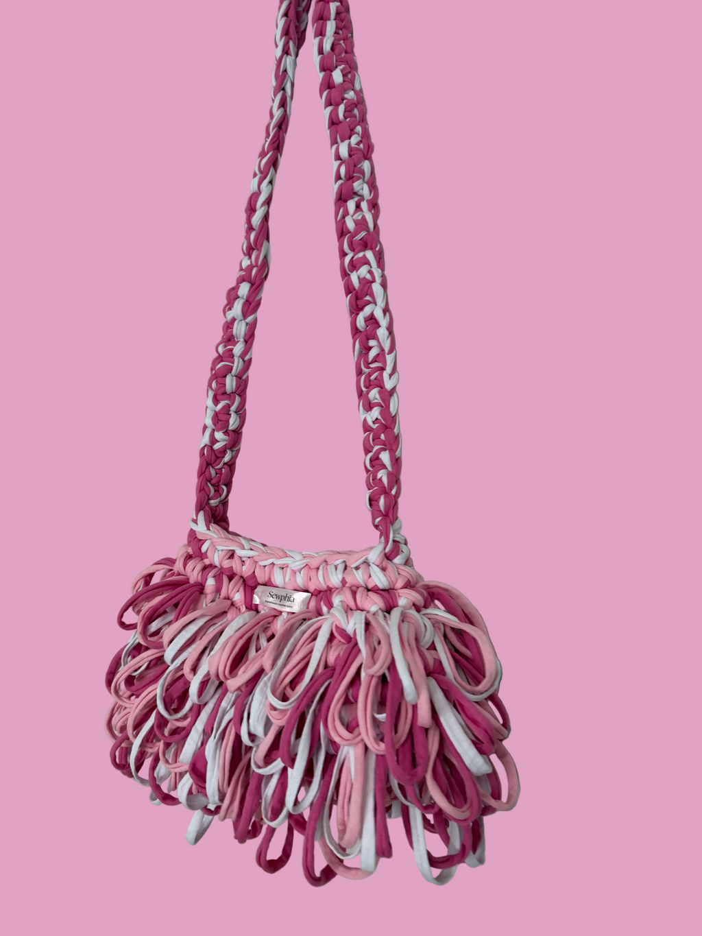 LONG STRAP RUFFLE BAG PATTERN
