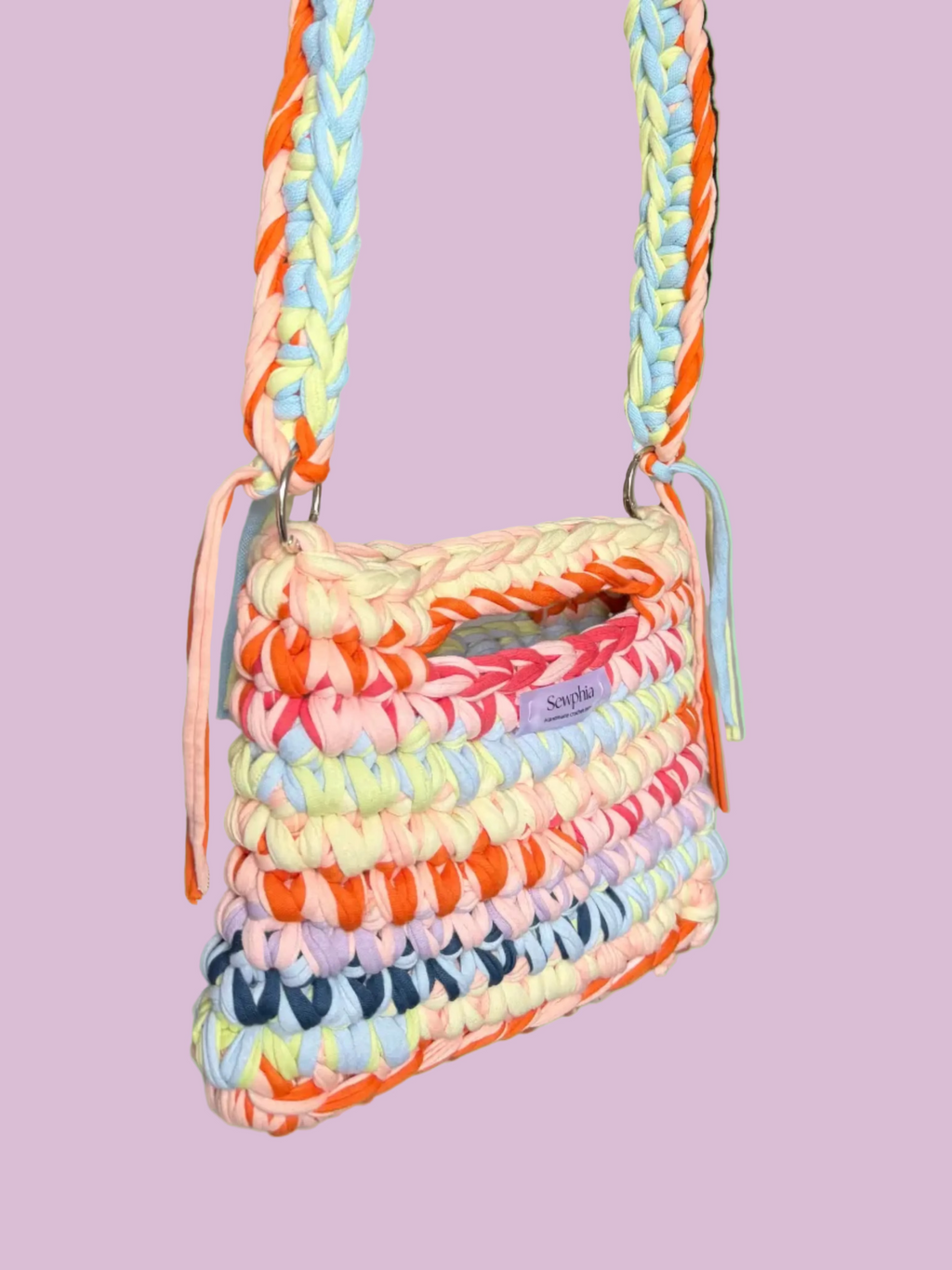 TROPICAL MINI TOTE BAG (DETACHABLE HANDLE)