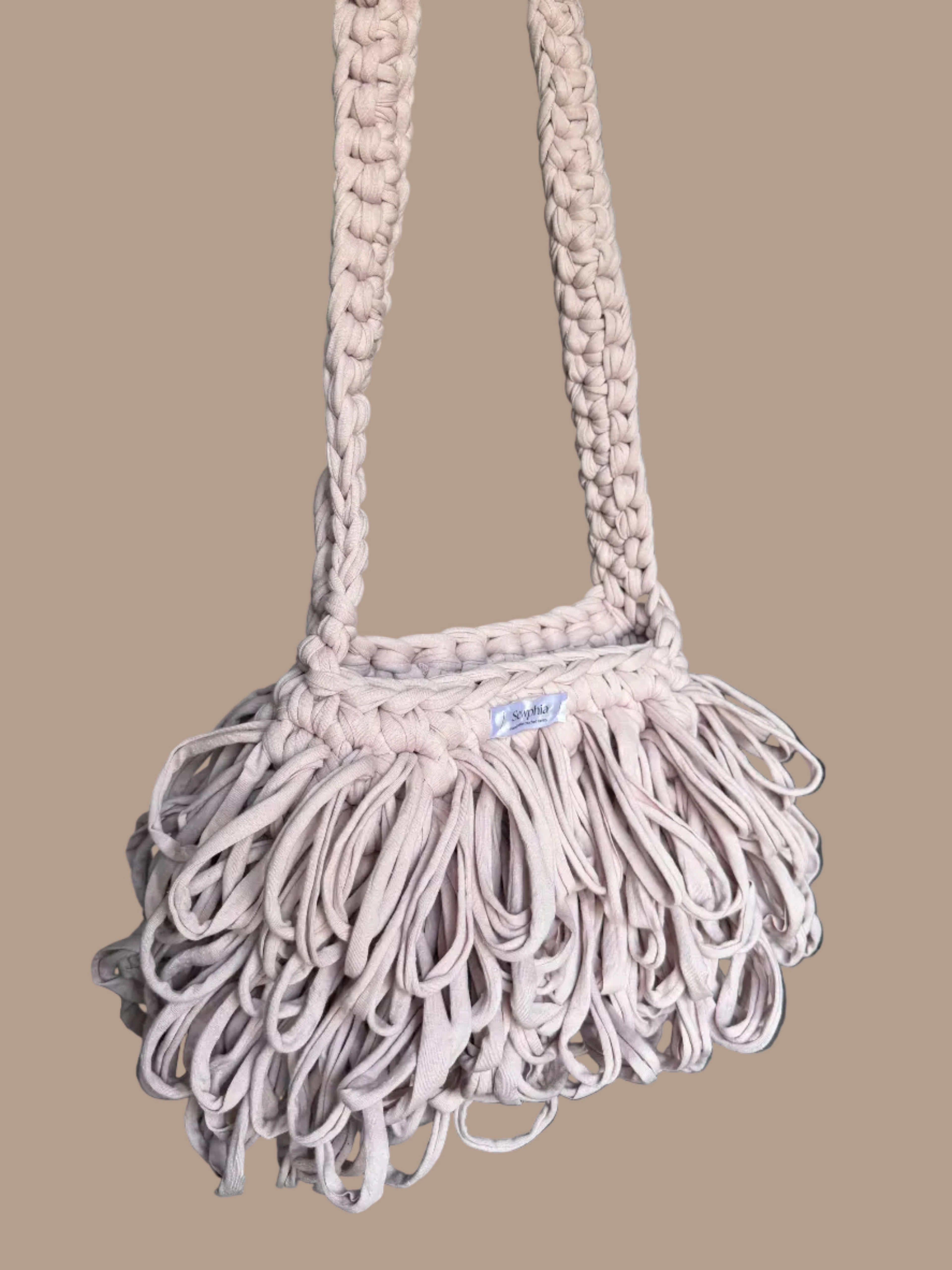 LONG STRAP RUFFLE BAG PATTERN