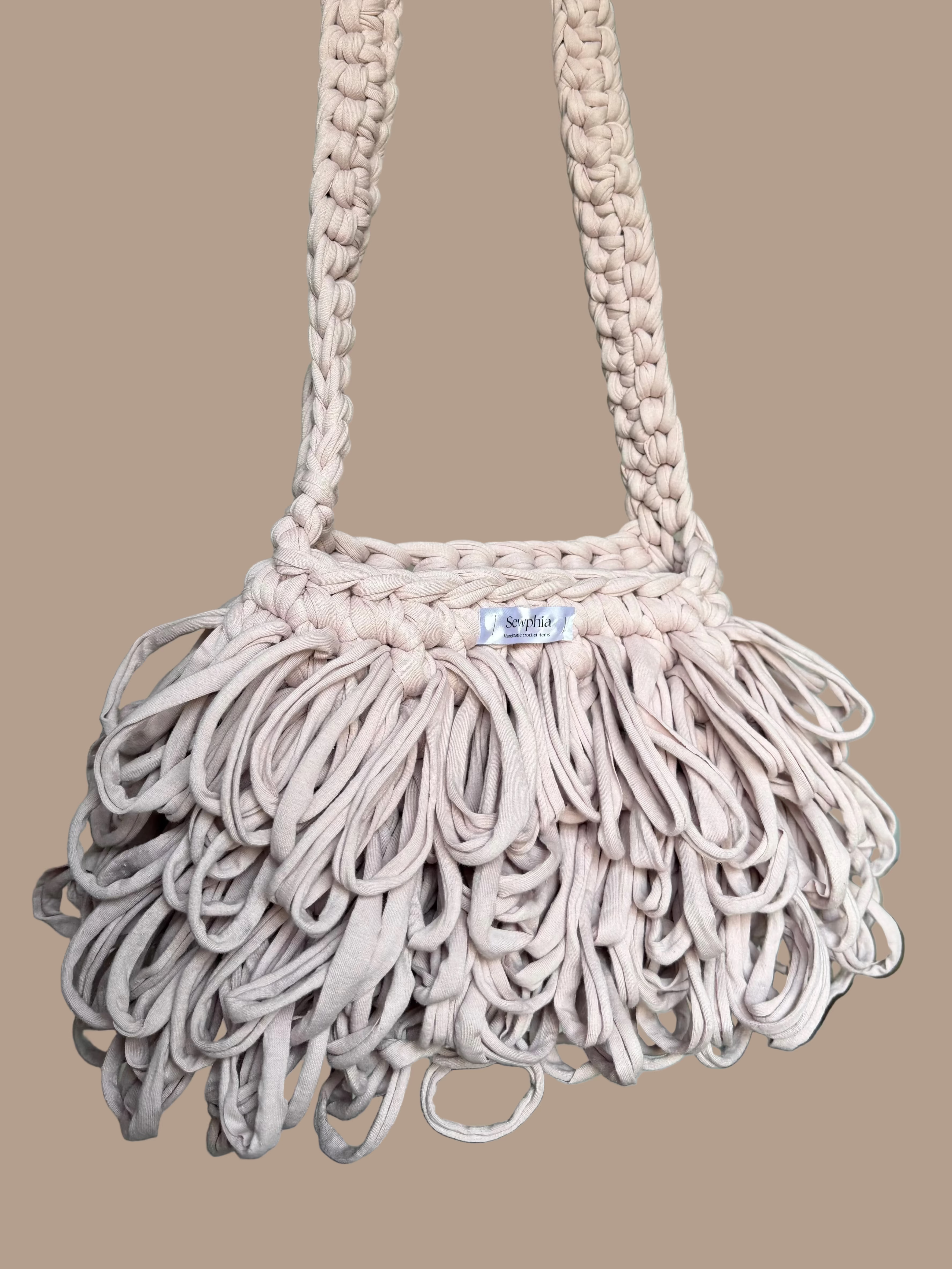 LONG STRAP RUFFLE BAG PATTERN