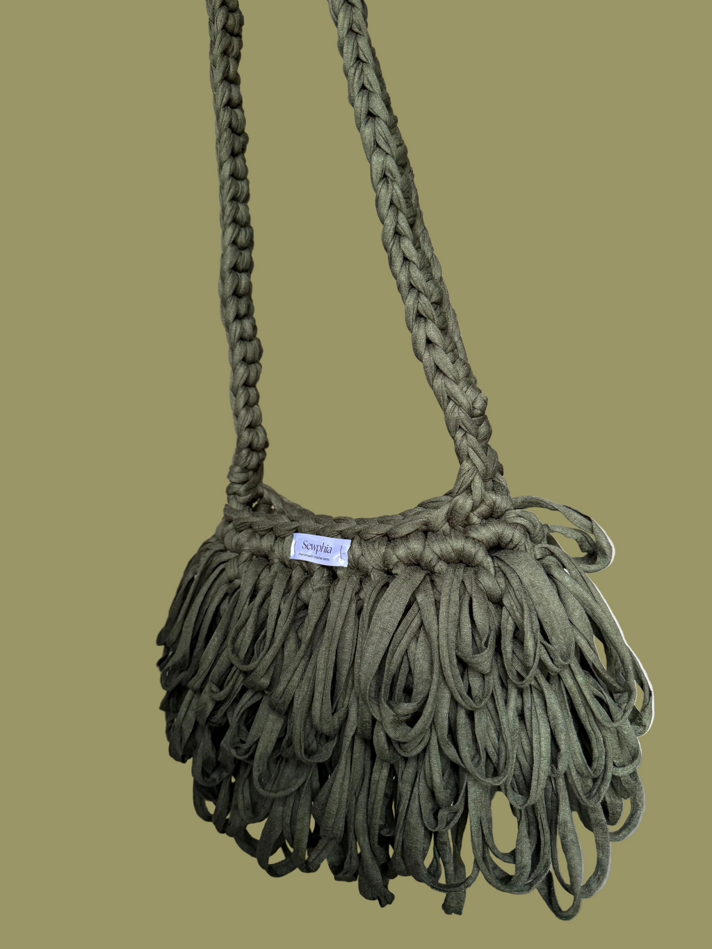LONG STRAP RUFFLE BAG PATTERN